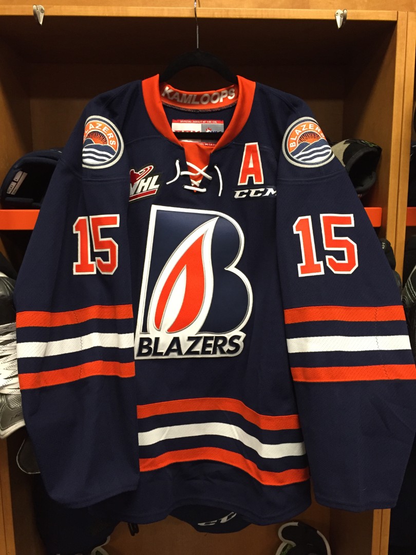 kamloops blazers jersey