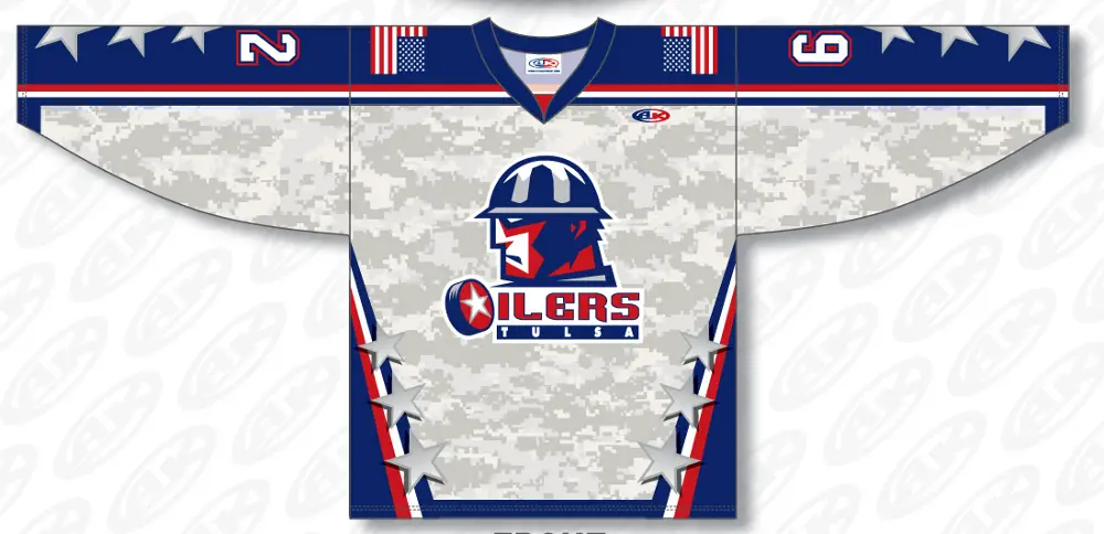 tulsa oilers jersey