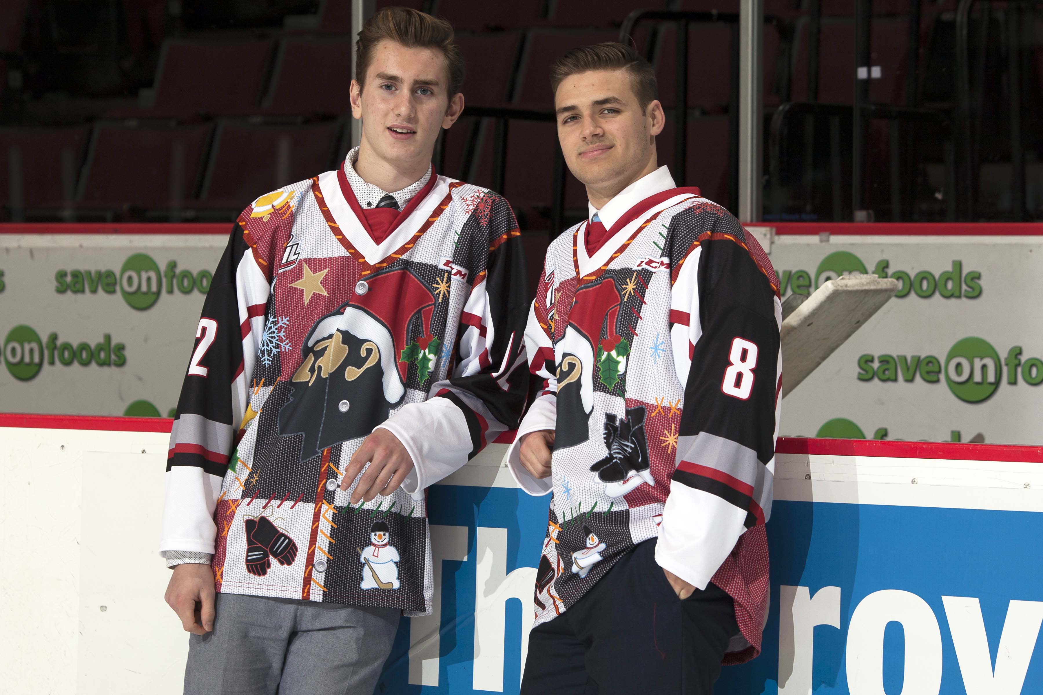 ugly christmas hockey jersey