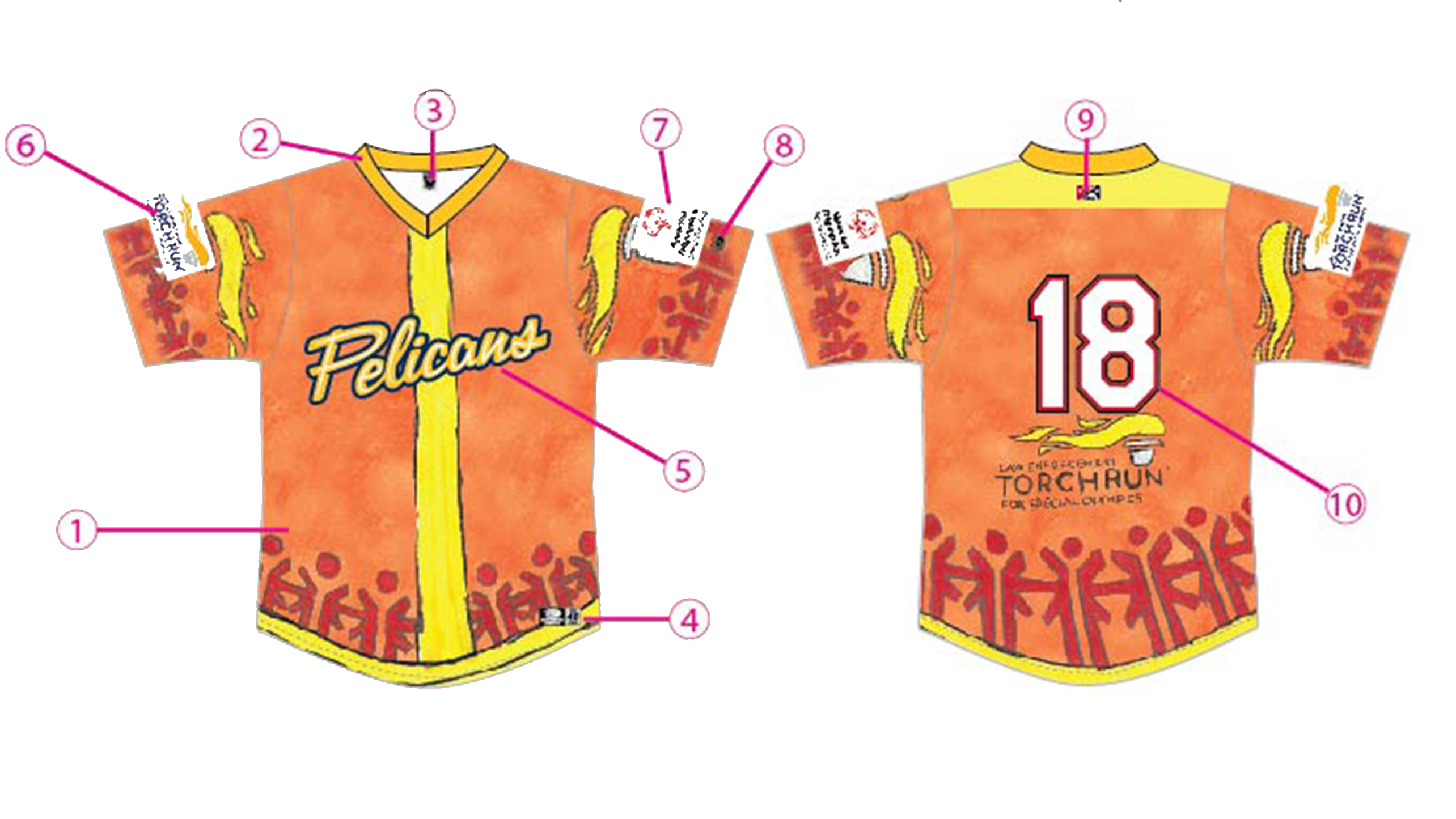 myrtle beach pelicans jersey