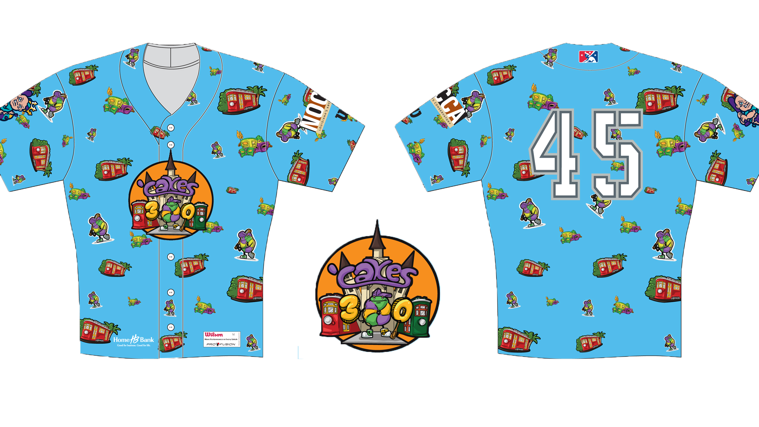new orleans baby cakes jersey