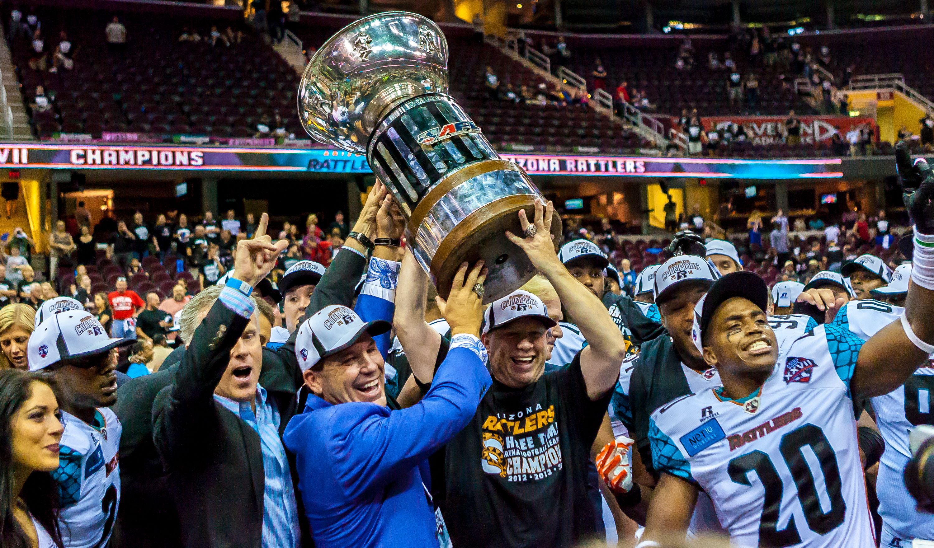Arizona Rattlers; Detroit Drive Still Only Teams to ThreePeat