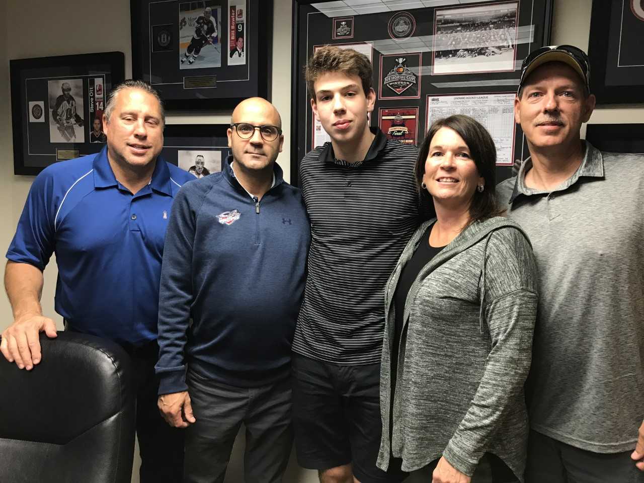 First-round pick commits to Windsor Spitfires