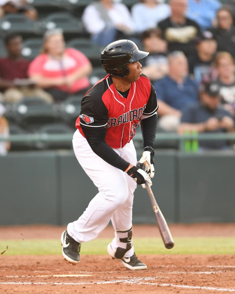 Hickory Crawdads at the plate April 19, 2019 Photo on OurSports Central