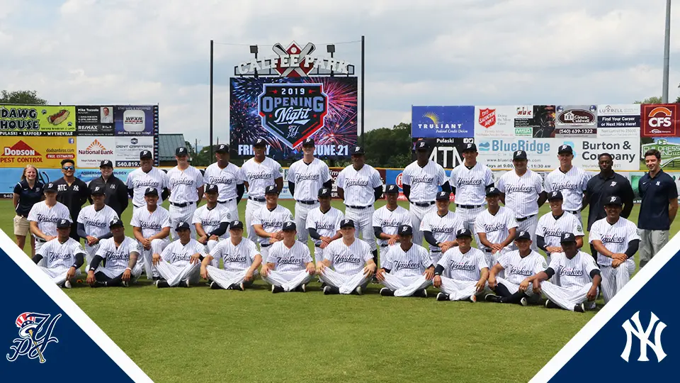 Pulaski Yankees Announce 2019 Opening Night Roster - OurSports Central