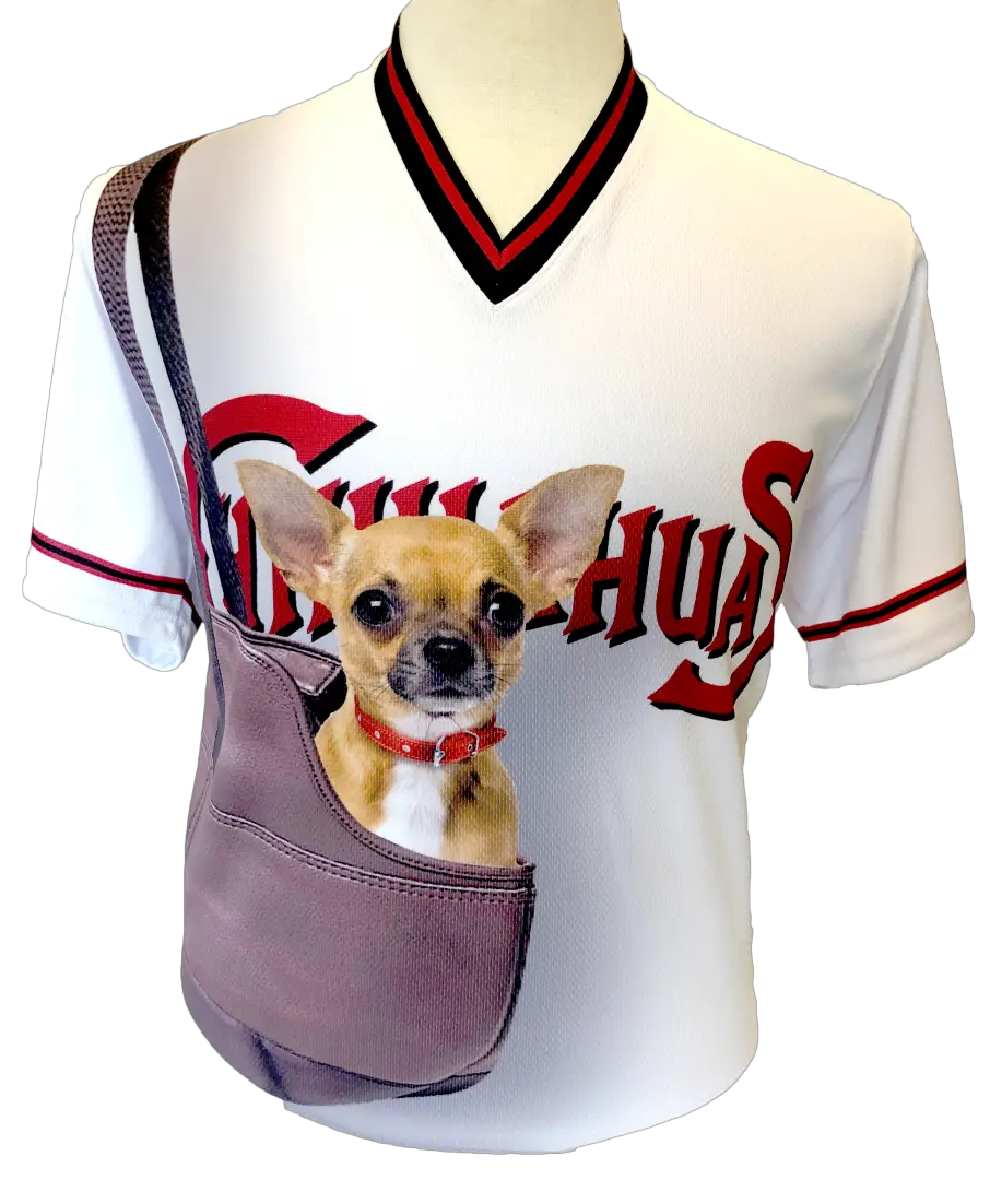 chihuahua baseball jersey