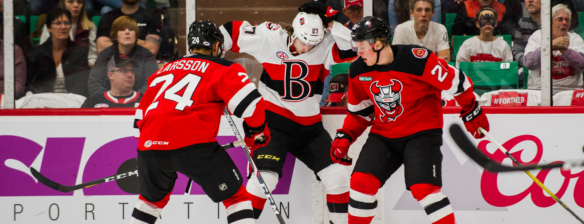 Hello, Belleville Senators 😈 📍: CAA - Binghamton Devils