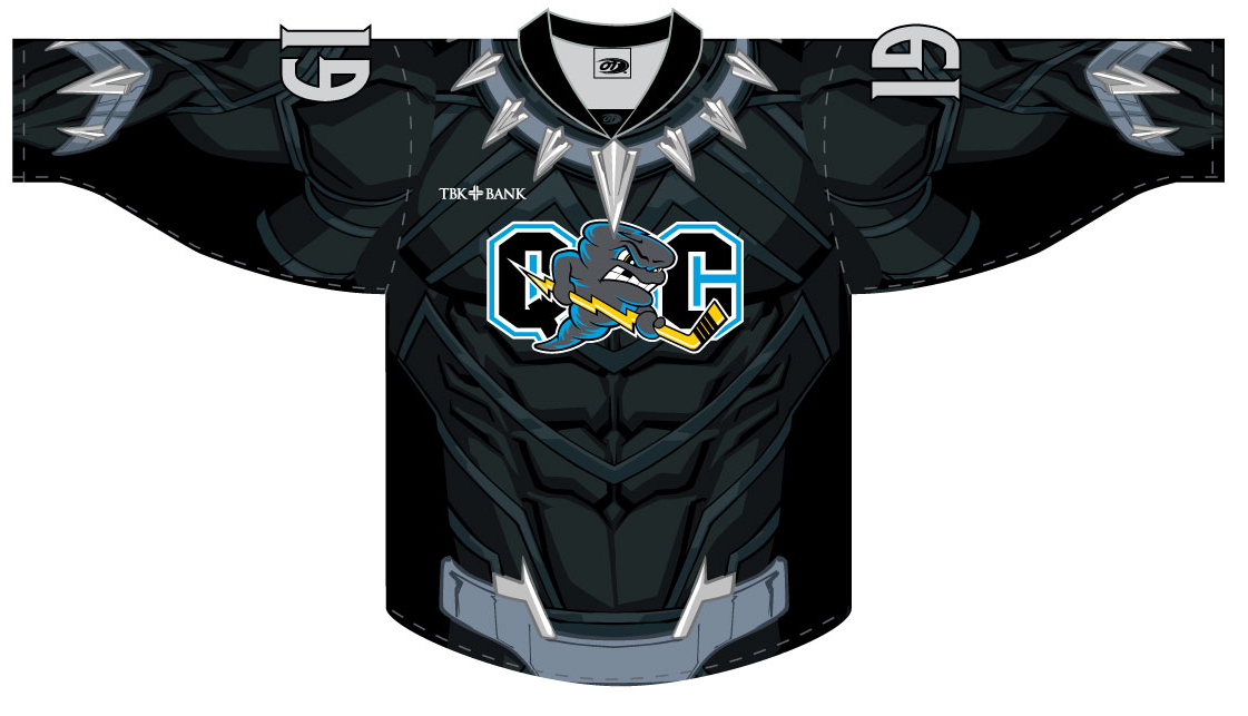 black panther hockey jersey