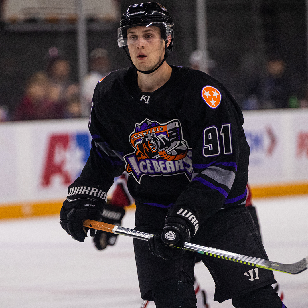 Knoxville Ice Bears forward Nick Master April 13, 2021 Photo on