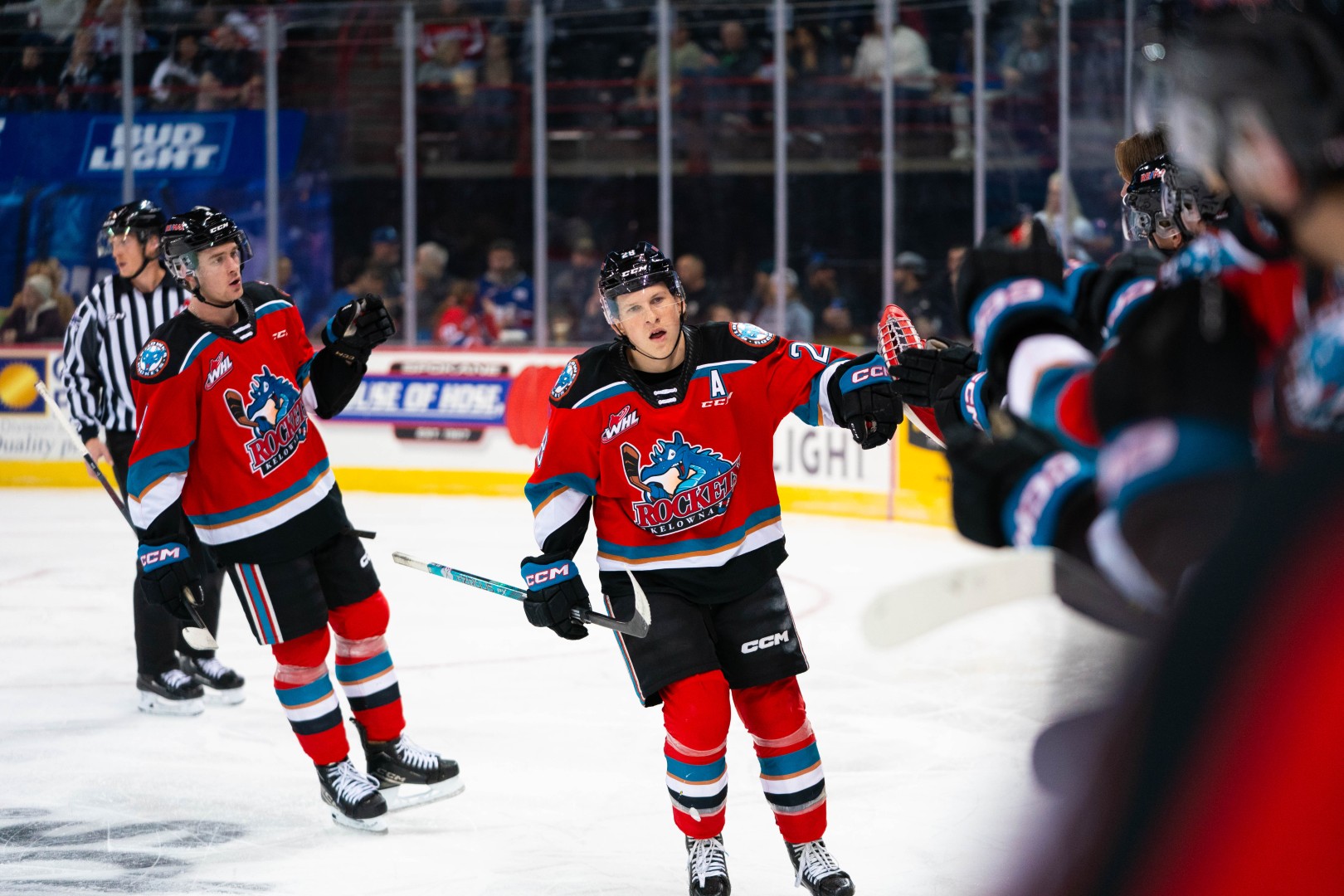 Kelowna Rockets' Andrew Cristall on game night October 28, 2023 Photo