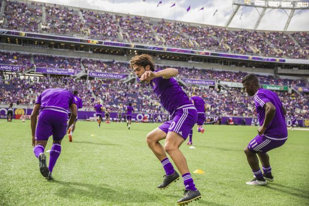 Orlando City SC Warming Up