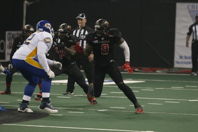 Orlando Predators Defensive End Earl Okine