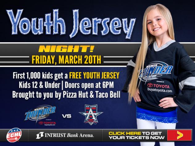 Wichita Thunder Youth Jersey