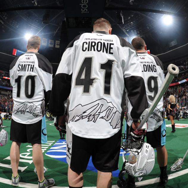 Mammoth 'Lacrosse out Cancer' Jerseys