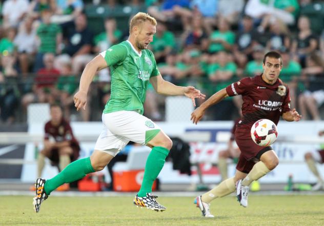 OKC Energy FC Midfielder Gareth Evans