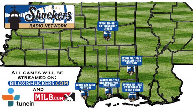 Biloxi Shuckers Radio Network