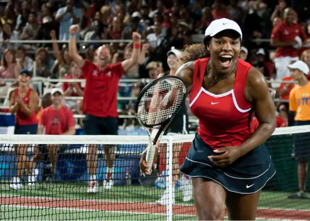 Serena Williams with the Washington Kastles