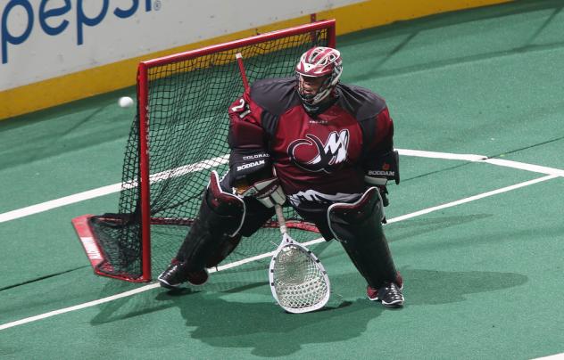 Colorado Mammoth Goaltender Alex Buque