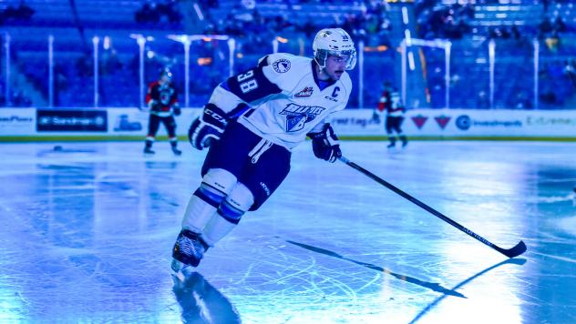 Brett Stovin of the Saskatoon Blades
