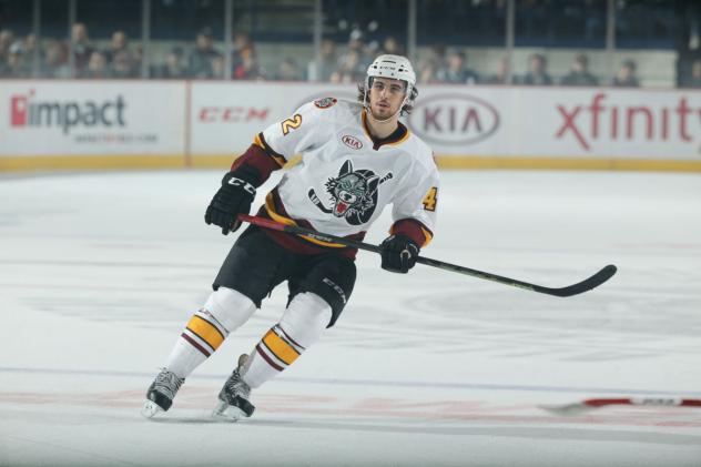 Jake Chelios of the Chicago Wolves