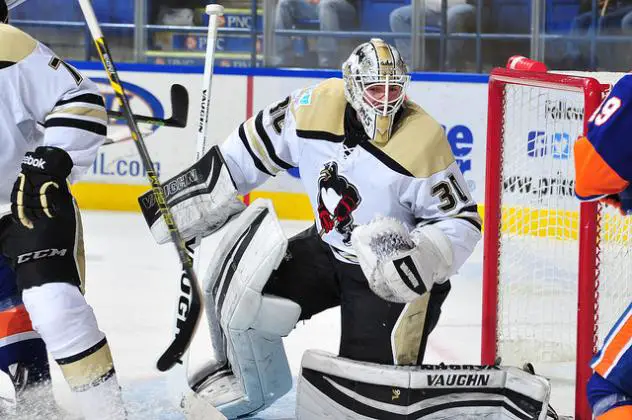 Wilkes-Barre/Scranton Penguins Goaltender Matt Murray