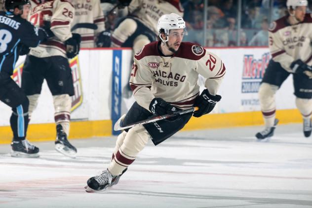 Cody Beach of the Chicago Wolves