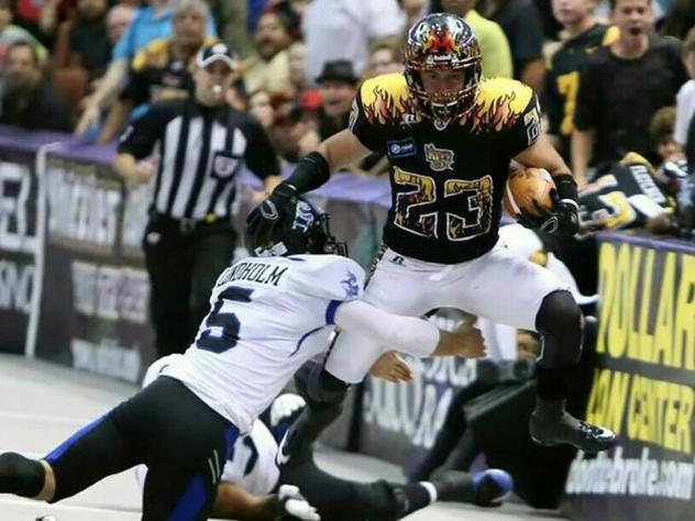 Defensive Back AJ Cruz with the LA KISS