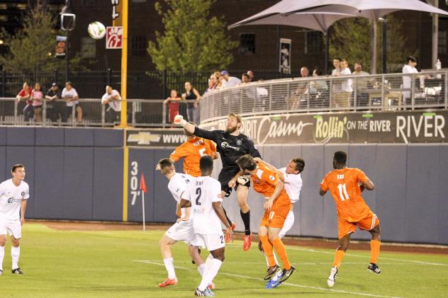Saint Louis FC Goalkeeper Mark Pais vs. Tulsa Roughnecks FC