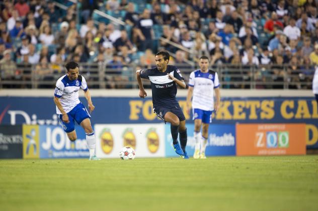 Marcos Flores of Jacksonville Armada FC vs. FC Edmonton