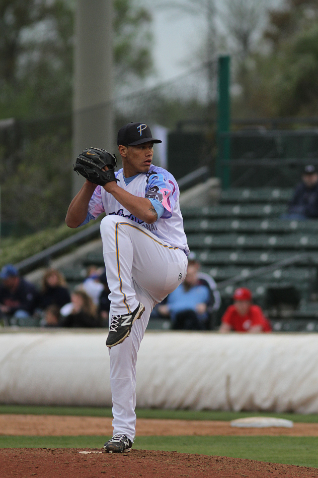 Keone Kela of the Myrtle Beach Pelicans