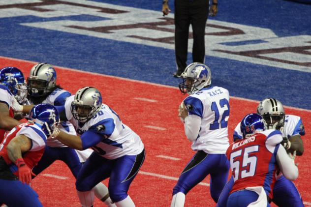 Columbus Lions Quarterback Casey Kacz