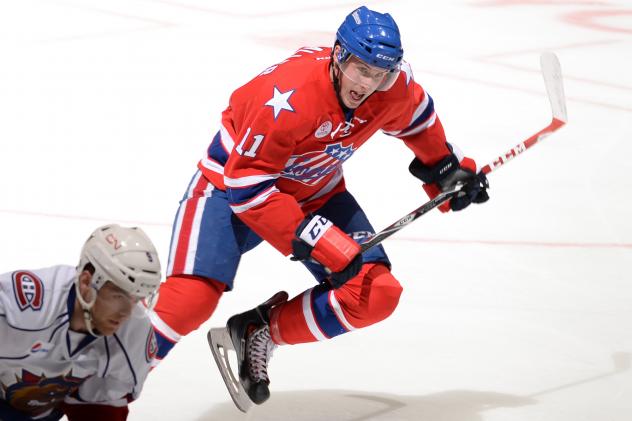 Rochester Americans Forward Tim Schaller