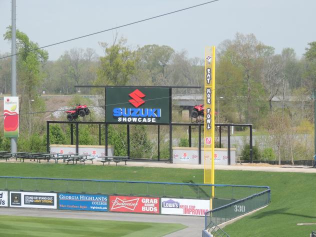 Rome Braves New Marquee Area