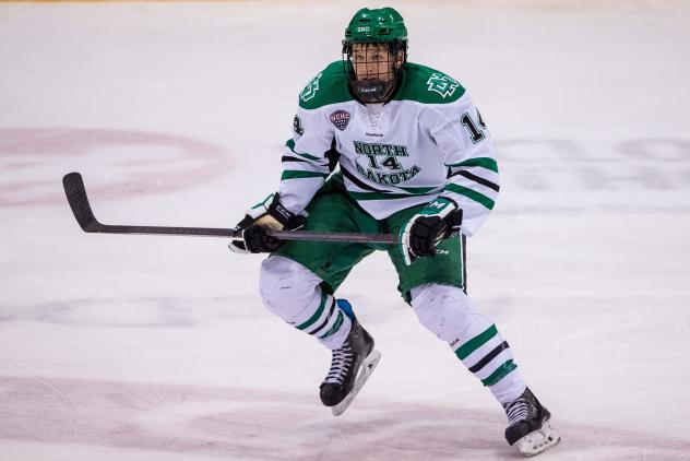 Austin Poganski with North Dakota