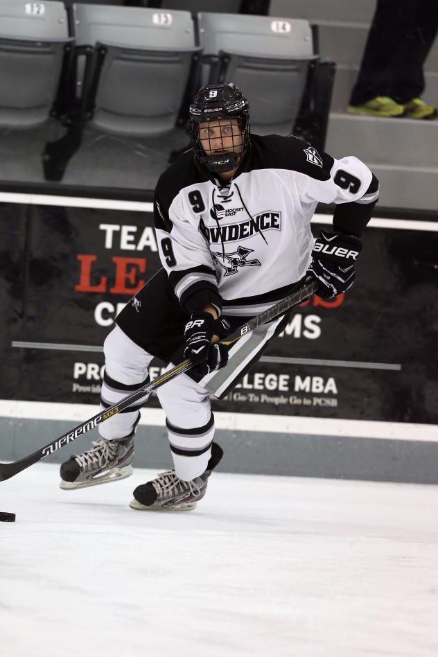 Trevor Mingoia with Providence College