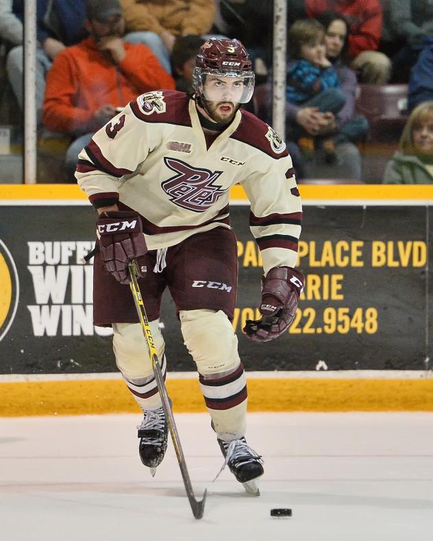 Peterborough Petes Defenceman Cameron Lizotte