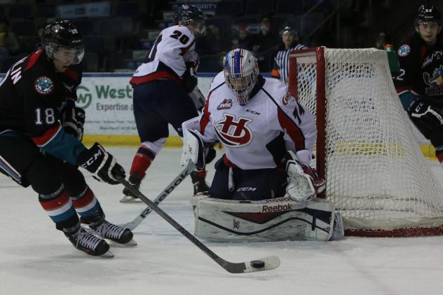 Lethbridge Hurricanes Goaltender Stuart Skinner