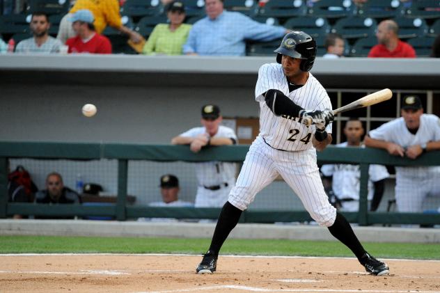 Leury Garcia of the Charlotte Knights