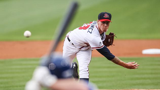 Gwinnett Braves Pitcher Mike Foltynewicz