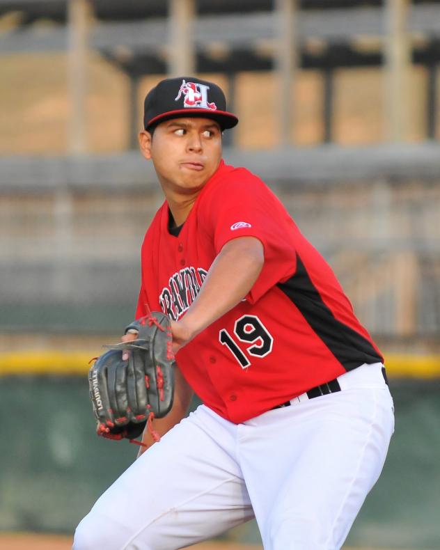 Ariel Jurado of the Hickory Crawdads