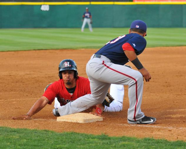 Luke Tendler of the Hickory Crawdads
