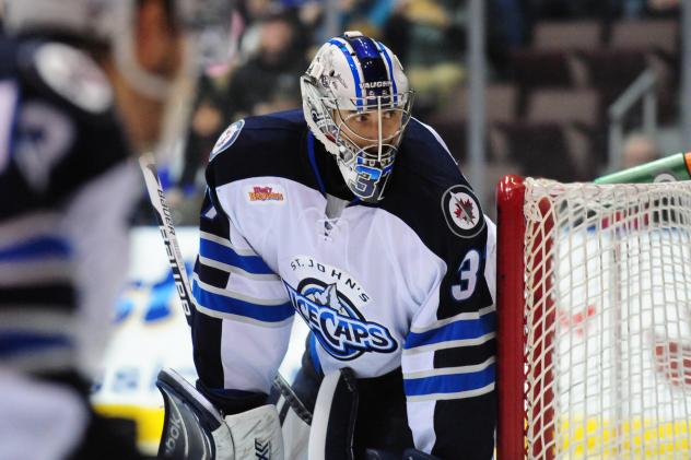 St. John's IceCaps Goaltender Connor Hellebuyck