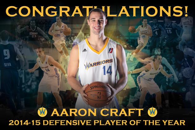 NBA Development League Defensive Player of the Year Aaron Craft