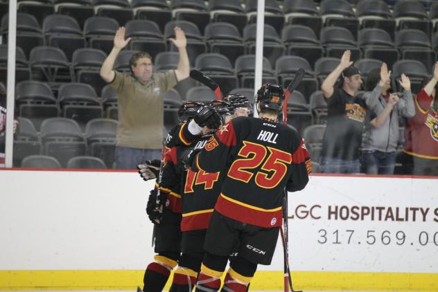 Indy Fuel Celebrate a Goal