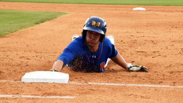 Midland RockHounds Right Fielder Chad Oberacker