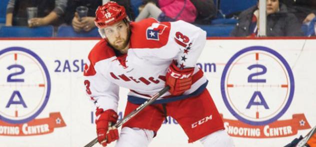 Chad Costello of the Allen Americans