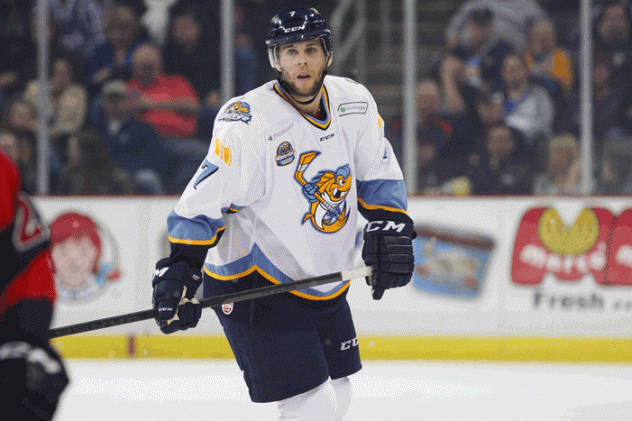 Toledo Walleye Forward Tyler Barnes