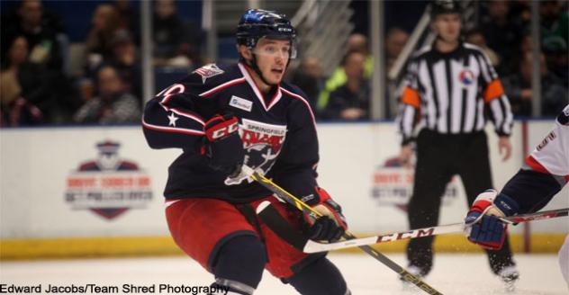 Forward Marko Dano of the SpringfieldFalcons