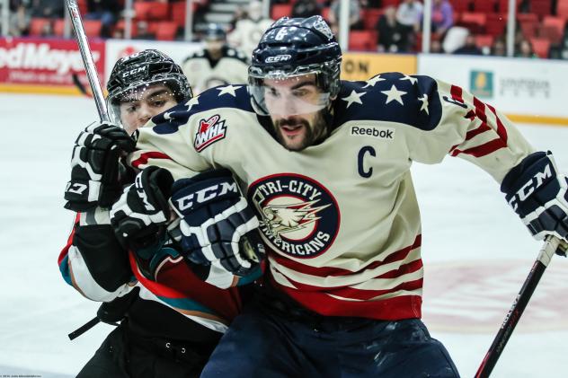Tri-City Americans Captain Justin Hamonic