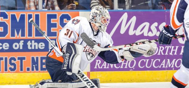 Ontario Reign Goaltender Jussi Olkinuora